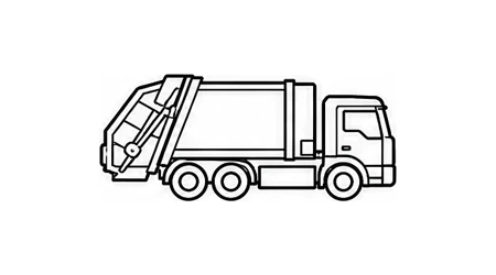 Benne à ordure  Camions Afrique import/export Prix bas hors taxes 