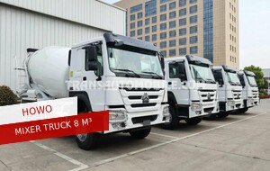 Listing for Trucks Howo Mixer Truck 8 CBM ref: 3461 - Price on request , vehicle available for export to Africa – Fast delivery and competitive pricing.