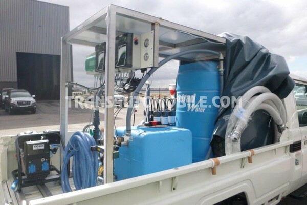 Clean water mobile 2.000 liters/hour diesel blanc