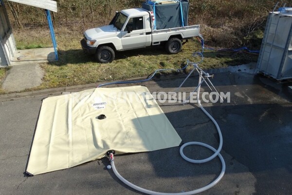 Clean water mobile 2.000 liters/hour diesel white
